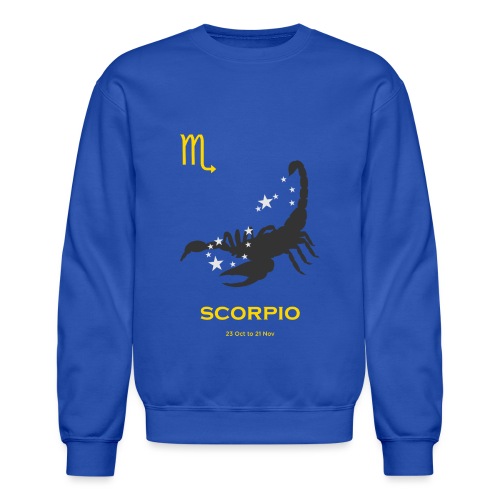 Scorpio zodiac astrology horoscope - Unisex Crewneck Sweatshirt