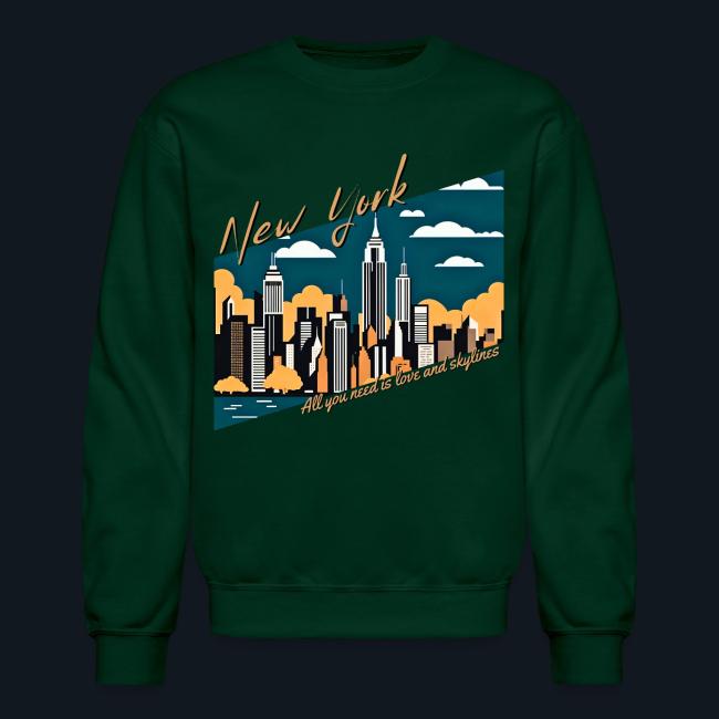 New York All you need is love and skylines