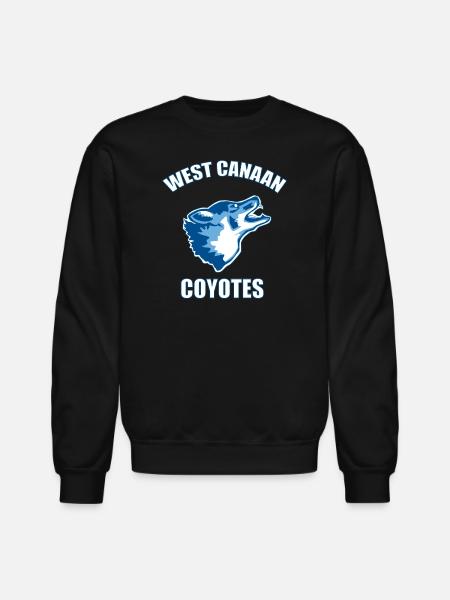 West Canaan Coyotes - Unisex Crewneck Sweatshirt - black