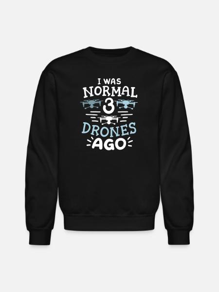 Drone Pilot Drone Operator - Unisex Crewneck Sweatshirt - black