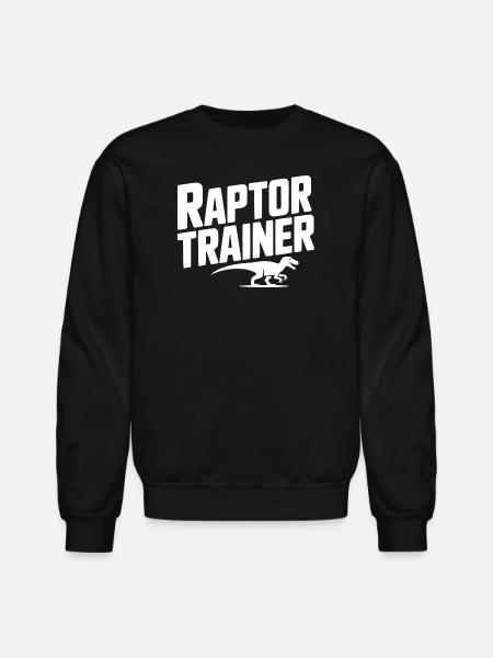 Raptor Trainer - Unisex Crewneck Sweatshirt - black