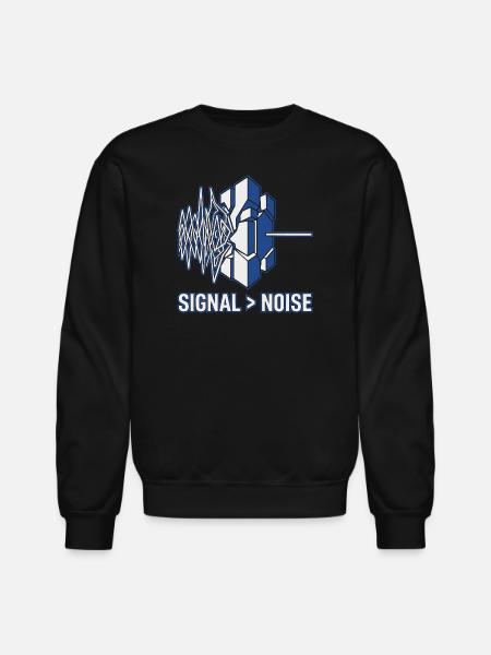 Professional Signal Logic Tee - Unisex Crewneck Sweatshirt - black