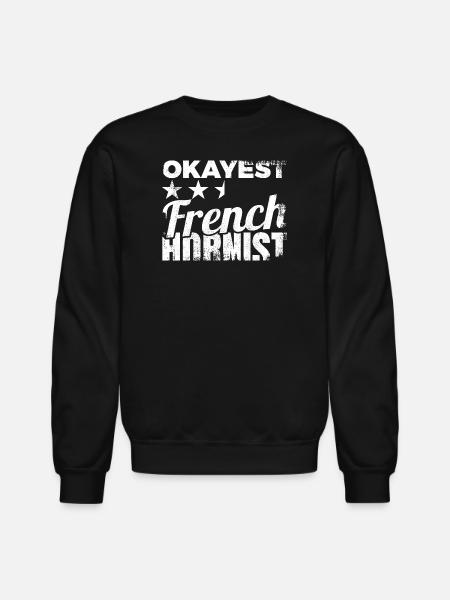 Average French Hornist - Unisex Crewneck Sweatshirt - black