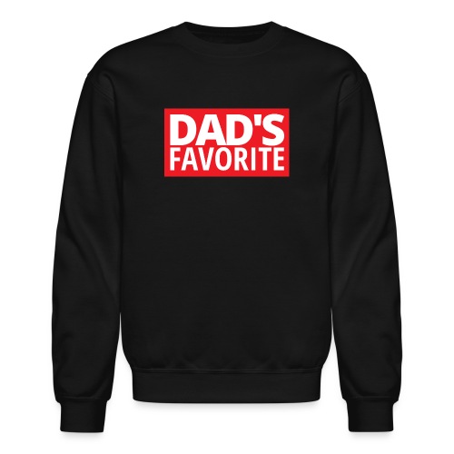 DAD's Favorite (red box logo) - Unisex Crewneck Sweatshirt