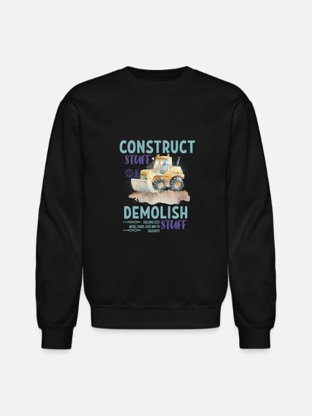 Engineers and Architects - Unisex Crewneck Sweatshirt - black