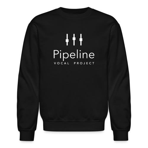 Pipeline White Logo - Unisex Crewneck Sweatshirt