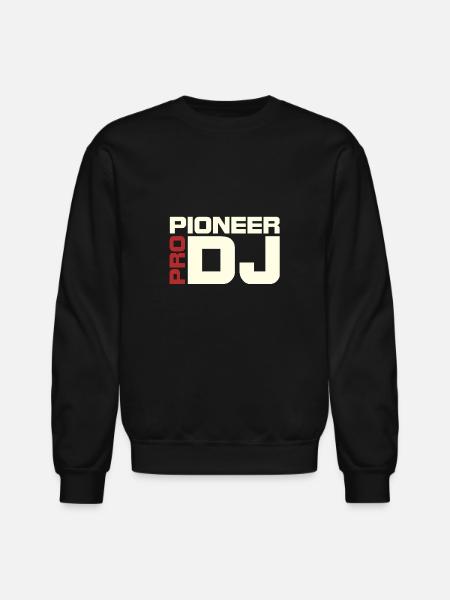 Pioneer red white - Unisex Crewneck Sweatshirt - black