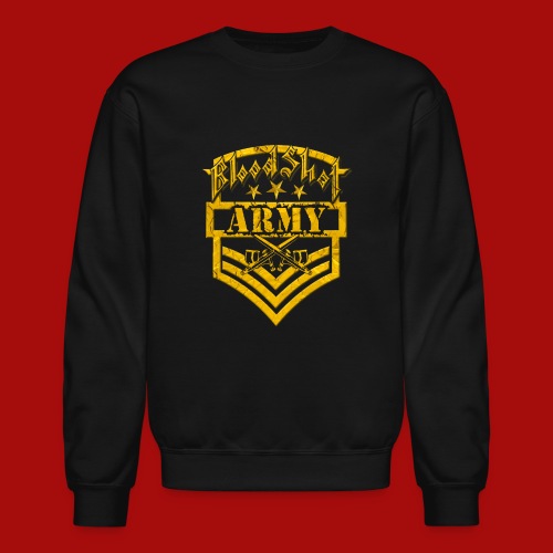 BloodShot ARMY Logo - Unisex Crewneck Sweatshirt