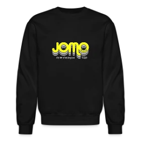 JOMO Yellow - Unisex Crewneck Sweatshirt