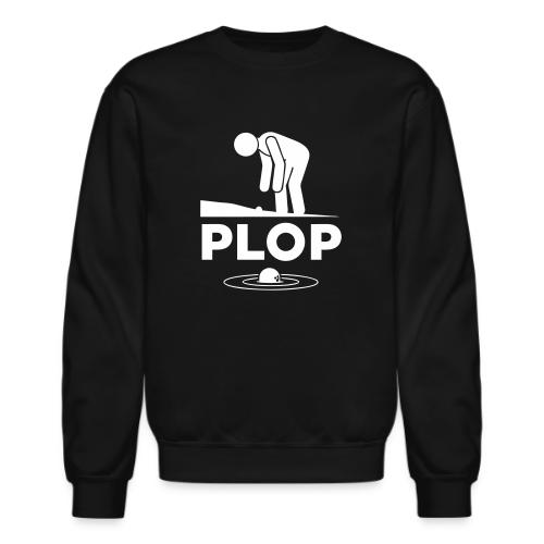 PLOP Water Hazard - Funny Ball in Water Quote - Unisex Crewneck Sweatshirt