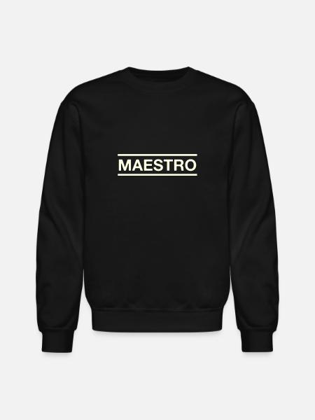 Maestro - Unisex Crewneck Sweatshirt - black