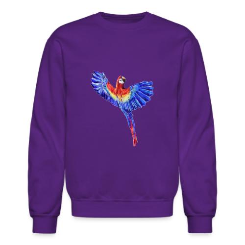 Scarlet macaw parrot - Unisex Crewneck Sweatshirt