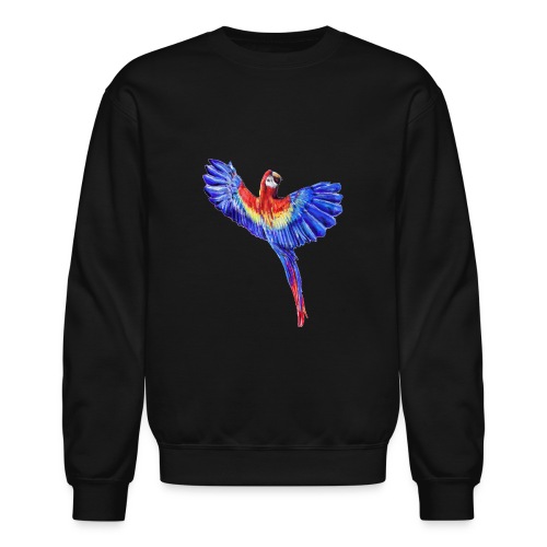 Scarlet macaw parrot - Unisex Crewneck Sweatshirt
