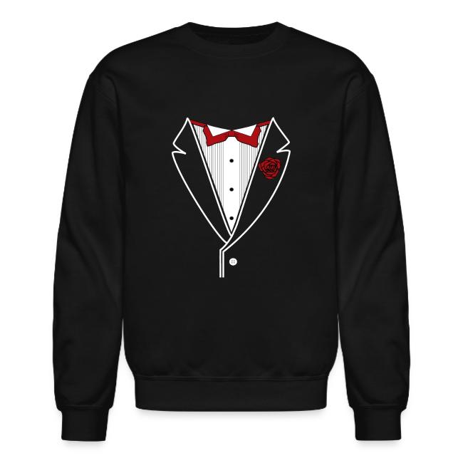 Tuxedo Shirt with Red bowtie