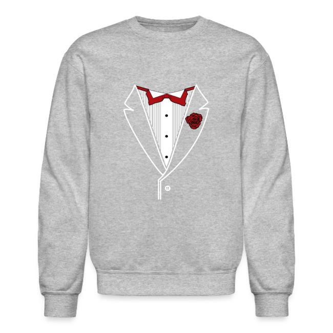 Tuxedo Shirt with Red bowtie