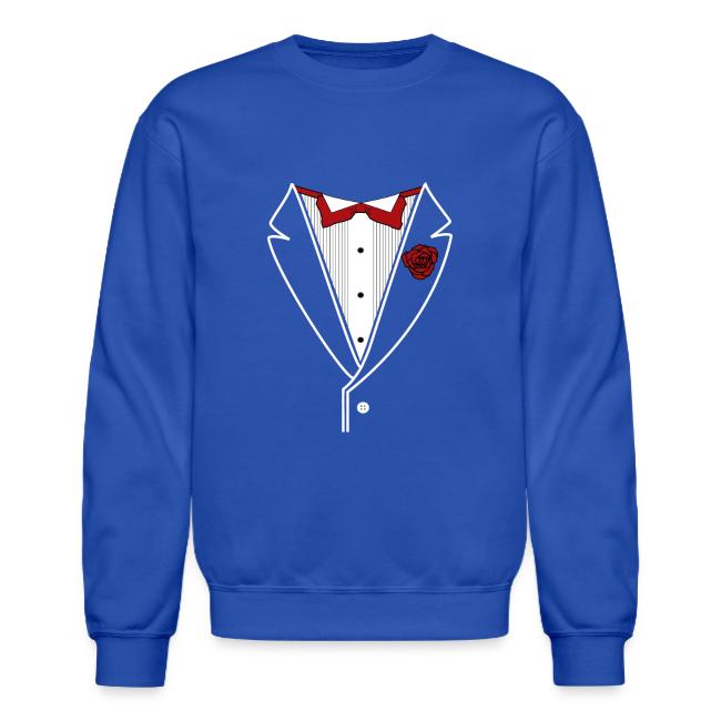 Tuxedo Shirt with Red bowtie