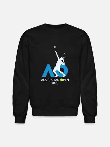 2023 Tennis Australian Open Fever - Unisex Crewneck Sweatshirt - black