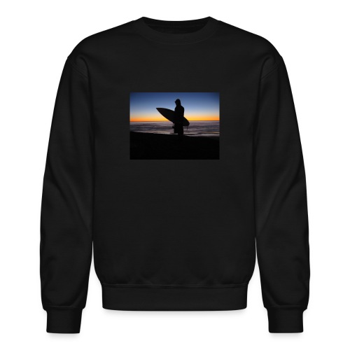 Sunset Surf Silhouette - Unisex Crewneck Sweatshirt