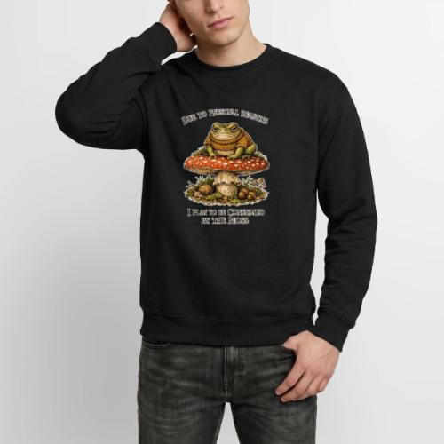 Frog Consumed by Moss Cottagecore Aesthetic - Unisex Crewneck Sweatshirt