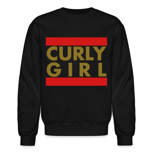curly girl - Unisex Crewneck Sweatshirt