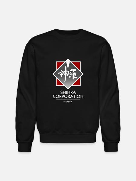 shinra - Unisex Crewneck Sweatshirt - black