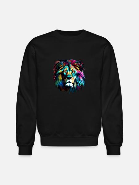 King of the Jungle - Unisex Crewneck Sweatshirt - black