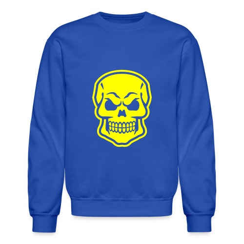 Skull vector yellow - Unisex Crewneck Sweatshirt