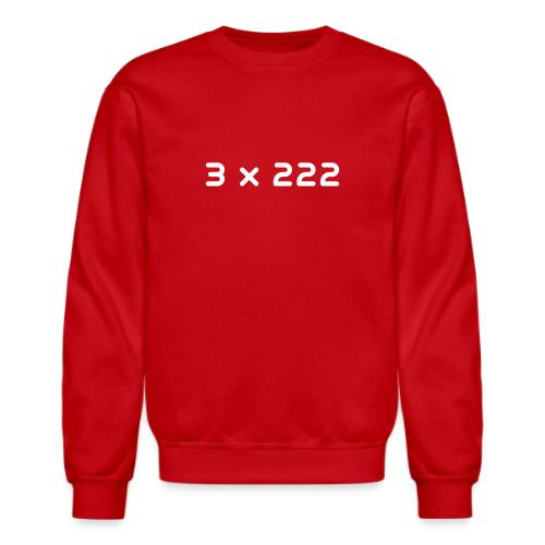 3 x 222 - Unisex Crewneck Sweatshirt
