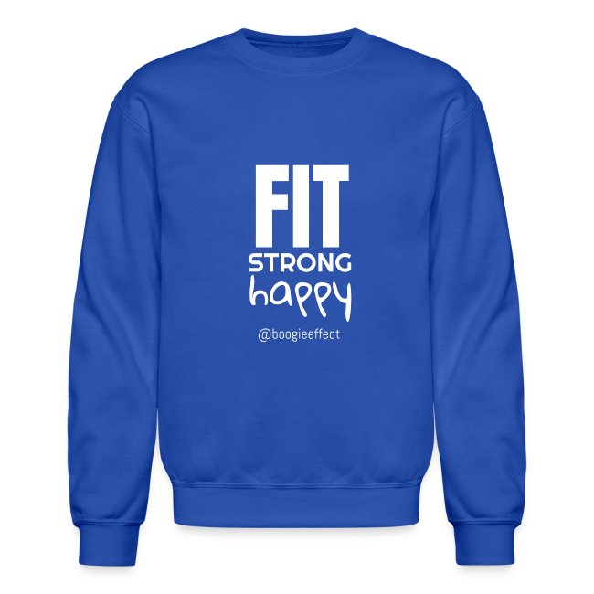 fit strong happy white