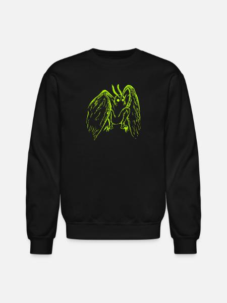 Mothman - Unisex Crewneck Sweatshirt - black