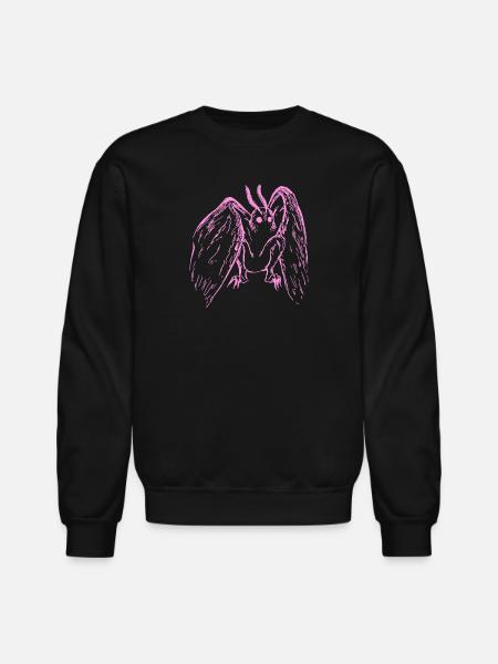 Mothman - Unisex Crewneck Sweatshirt - black
