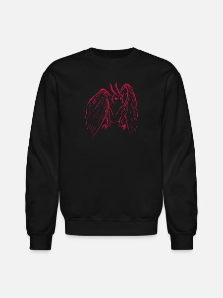 Mothman - Unisex Crewneck Sweatshirt - black