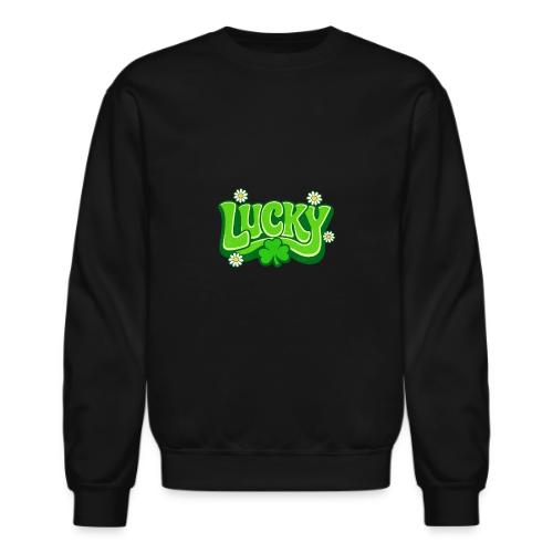 Lucky 70s Retro T-Shirt - Unisex Crewneck Sweatshirt