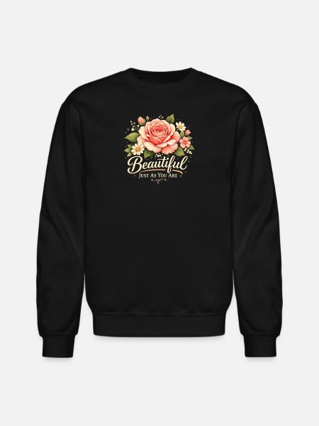 Unique Touch - Unisex Crewneck Sweatshirt - black