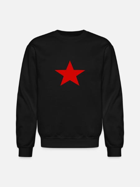 Red Star Army - Unisex Crewneck Sweatshirt - black