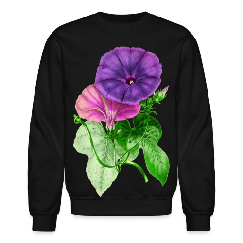 Vintage Mallow flower - Unisex Crewneck Sweatshirt