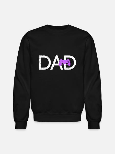 Gaming Papa - Unisex Crewneck Sweatshirt - black