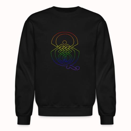 q rainbow - Unisex Crewneck Sweatshirt