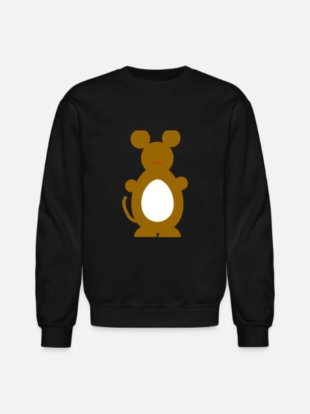 br mouse - Unisex Crewneck Sweatshirt - black