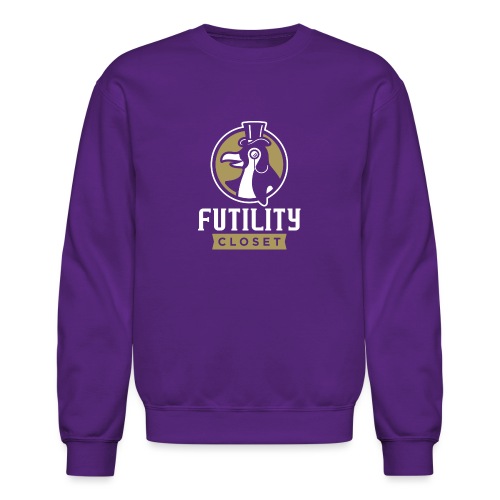 Futility Closet Logo - Reversed - Unisex Crewneck Sweatshirt