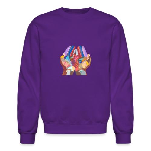Heart in hand - Unisex Crewneck Sweatshirt