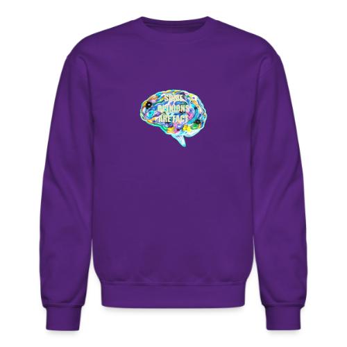brain fact - Unisex Crewneck Sweatshirt