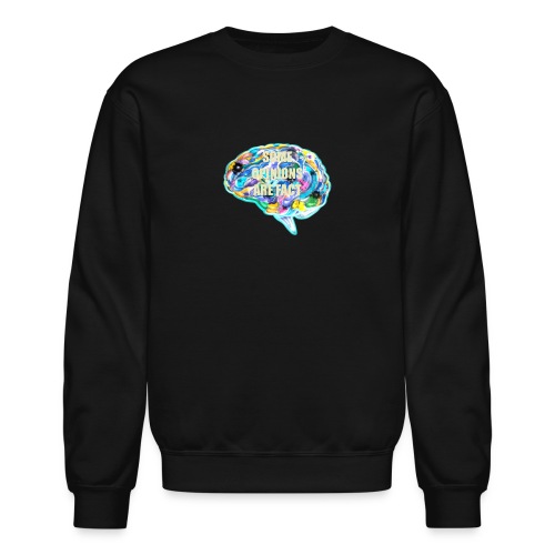 brain fact - Unisex Crewneck Sweatshirt