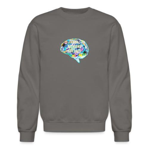 brain fact - Unisex Crewneck Sweatshirt