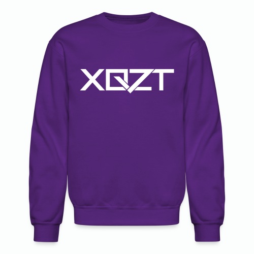 #XQZT Logo Snow White - Unisex Crewneck Sweatshirt
