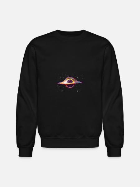 Black Hole - Unisex Crewneck Sweatshirt - black