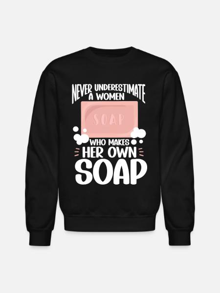 Soap Making Soap Maker - Unisex Crewneck Sweatshirt - black