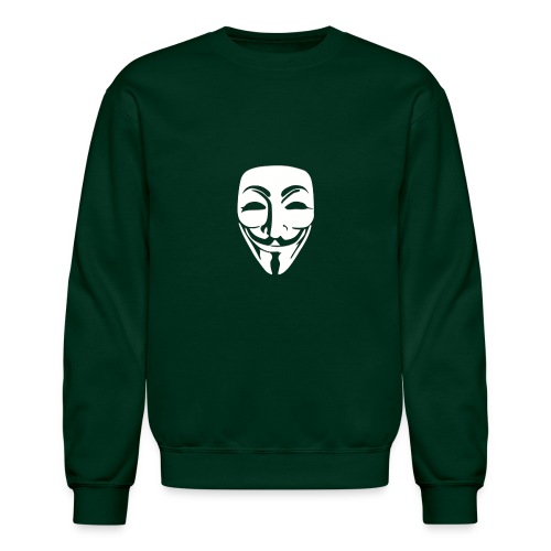 Anonymous Just Face gif - Unisex Crewneck Sweatshirt