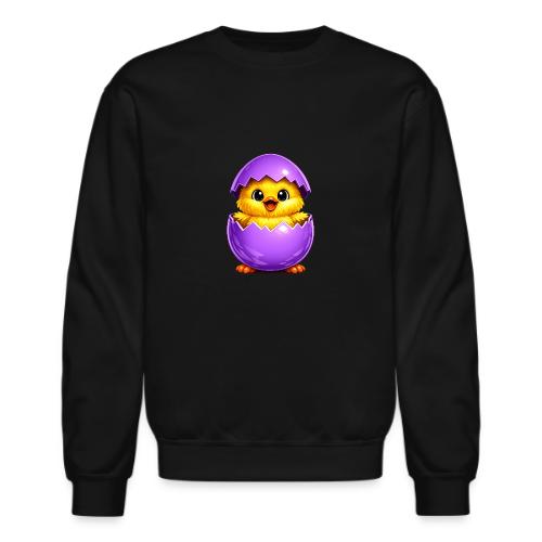 Easter Chick Purple - Unisex Crewneck Sweatshirt