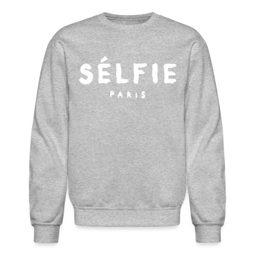 selfie wht - Unisex Crewneck Sweatshirt
